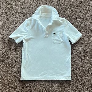 Boys white Vineyard Vines shirt